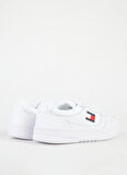 Tommy Hilfiger Beyaz Erkek Sneaker (NEW)TJM CUPSOLE LEATHER ESS