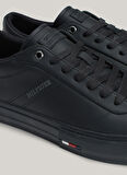 Tommy Hilfiger Siyah Erkek Sneaker TH HI VULC STREET RWB LTH LOW