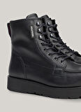 Tommy Hilfiger Deri Siyah Erkek Bot TH AMERICAN PREM CHECK LTH BOOT