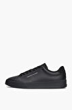 Erkek Pebble Grain Court Sneaker - Siyah | 41