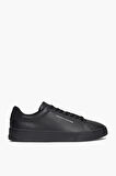 Erkek Pebble Grain Court Sneaker - Siyah | 42