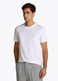 Tommy Hilfiger Beyaz Erkek T-Shirt MW0MW37313YBR