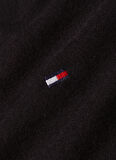 Tommy Hilfiger Bisiklet Yaka Siyah Erkek T-Shirt MW0MW37267BDS