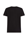 Tommy Hilfiger Bisiklet Yaka Siyah Erkek T-Shirt MW0MW37267BDS