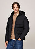 Tommy Hilfiger Siyah Erkek Mont MW0MW37125BDS