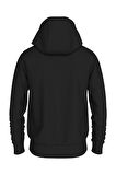 Erkek ESSENTIAL TERRY ZIP THROUGH Sweatshirt - Siyah  | S