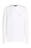 Erkek Terry Yuvarlak Yaka Sweatshirt - Beyaz | S