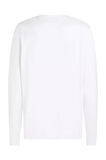 Erkek Terry Yuvarlak Yaka Sweatshirt - Beyaz | S