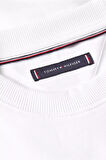 Erkek Terry Yuvarlak Yaka Sweatshirt - Beyaz | S