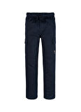 Tommy Hilfiger Lastikli Bel Slim Paça Lacivert Erkek Çocuk Kargo Pantolon KB0KB09243DW5