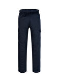 Tommy Hilfiger Lastikli Bel Slim Paça Lacivert Erkek Çocuk Kargo Pantolon KB0KB09243DW5