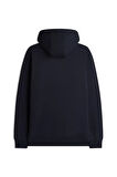 Erkek Essential Terry Kapüşonlu Sweatshirt - Lacivert | XS