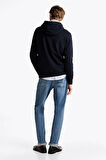 Tommy Hilfiger Erkek Lacivert Günlük Pamuklu Sweatshırt