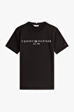 Kadın Th Yazı Logo T-Shirt - Siyah | S