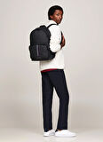 Tommy Hilfiger Siyah Erkek Sırt Çantası TH CORP DOME BACKPACK