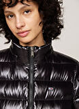 Tommy Jeans Siyah Şişme Mont TJW TONAL HOODED DOWN JACKET