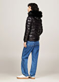 Tommy Jeans Siyah Şişme Mont TJW TONAL HOODED DOWN JACKET