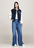 Tommy Jeans Standart Lacivert Kadın Ceket TJW LETTERMAN JACKET