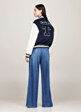 Tommy Jeans Standart Lacivert Kadın Ceket TJW LETTERMAN JACKET