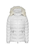 Tommy Jeans Beyaz Kadın Şişme Mont TJW TONAL HOODED DOWN JACKET