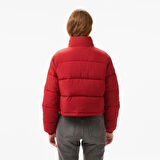 Tommy Hilfiger Jeans Essential Puffer Kadın Kırmızı Mont