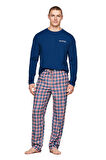 Tommy Hilfiger Erkek Flannel Pijama Takımı UM0UM03360