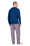 Tommy Hilfiger Erkek Flannel Pijama Takımı UM0UM03360