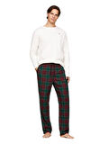 Tommy Hilfiger Erkek Beyaz Waffle Pijama Takımı UM0UM03338