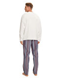 Tommy Hilfiger Erkek Lacivert Woven Pijama Takımı UM0UM03359