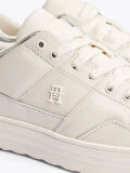 Tommy Hilfiger Deri Renk Bloklu Basketbol  Sneaker
