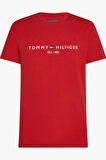 Tommy Hilfiger Erkek Kırmızı Slim Fit T-Shirt