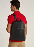 Tommy Hilfiger Siyah Erkek Sırt Çantası TH MONOGRAM BACKPACK
