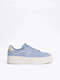 Tommy Hilfiger Kadın Mavi Greenwich Süet Sneaker