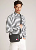 Tommy Hilfiger Siyah Erkek Postacı Çantası TJM DAILY + CAMERA BAG