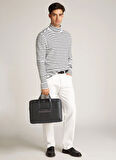 Tommy Hilfiger Siyah Erkek Laptop Çantası TH CORP SLIM COMPUTER BAG