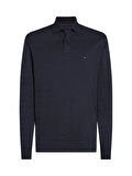 Tommy Hilfiger Erkek  Mavi Regular Fit Çizgili Kazak