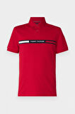 Tommy Hilfiger Erkek Kırmızı Polo Yaka T-Shirt