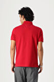 Tommy Hilfiger Erkek Kırmızı Polo Yaka T-Shirt