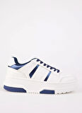 Tommy Hilfiger Beyaz - Mavi Kadın Sneaker EN0EN02702