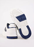 Tommy Hilfiger Beyaz - Mavi Kadın Sneaker EN0EN02702