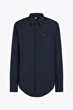 Tommy Hilfiger Erkek  Lw Packble  Lacivert Gömlek