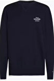 Tommy Hilfiger Erkek Lacivert Sweatshırt