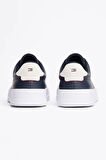 Erkek Pebble Grain Court Sneaker - Lacivert | 41