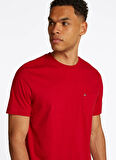 Tommy Hilfiger Kırmızı Erkek T-Shirt MW0MW37283XLD