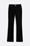 Kadın Th Bootcut Orta Bel Jeans - Siyah | 29/28