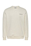 Erkek Tjm Sweatshirt - Krem | XL