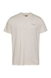 Erkek Tjm Slim Linear Chest T-Shirt - Ekru | S