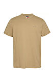 Erkek Tjm Slim Linear Chest T-Shirt - Bej | XS