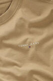 Erkek Tjm Slim Linear Chest T-Shirt - Bej | M