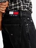 Tommy Hilfiger Erkek  Scanton Solmuş Siyah İnce Kot Pantolon